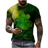 Muške majice Muška unise dnevna majica 3D grafički ispis Ispiši kratki rukav vrhovi ležerne bluze muške