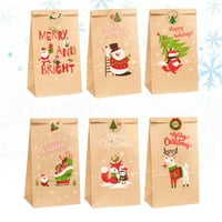 Božićna adventska papirna torba za višestruka punjenje puni papir set za višekratnu upotrebu i brojčana naljepnica postavljena DIY Advent Calendar Craft Set za zidni kućni ured 1