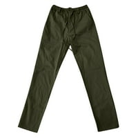 Muške hlače JOGGERS imaju elastični pojas i zip muhu s podesivim unutarnjim potezom za prilagođene pogodnosti za pantalone za muškarce