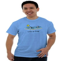 Morski pas u vodi plivanje na plaži dan na plaži Ocean Muška grafička majica Tees Brisco brendovi s