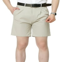Sanviglor Muška plaža kratke hlače visoke struk dno obične ljetne kratke hlače Ležerne prilike za plažu odjeća Mini pantalone Rice 42