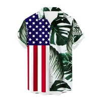 Nas sretna dana nezavisnosti 4. srpnja Zastava za muškarce Majica Okrug Ogrlica Havajski džep za ispis
