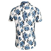 Košulje za muškarce Moda Proljeće Ljeto Ležerne majice s kratkim rukavima Odštampane košulje Top bluza