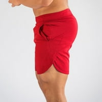 Muški vježbanje trčanje atletske kratke hlače Lagane kratke hlače sa džepovima