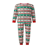 Usklađivanje obiteljske božićne kostire Padžama set Star Swerflake Xmas Tree Ispis za spavanje praznika