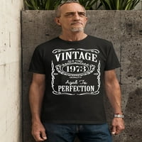 50. rođendan Vintage Muška majica, s, crna