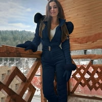 Zimski kaputi jakne za žene čišćenje žena modni casual gusti vrući snowboard skisuit na otvorenom sportskim patentnim patentnim patentnim paipovima bljeskalice