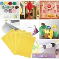 Kancelarijski materijal Stiff F ^ elt listovi za zanatstvo, u debeloj boji zanatske tkanine teško za djecu, za izradu, šivanje, umjetničke projekte
