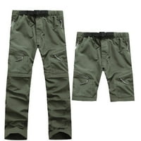Duge hlače za muškarce Muškarci Ljeto Brze suhe vanjske tanke odvojive vodootporne hlače Hlače GY XXL GREY XXL, AC1219