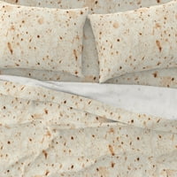 pamučni listovi, kralj set - hrana jugozapadno meksički taco burritos Ispiši posteljinu po mjeri od kašičice