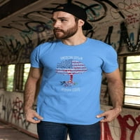 Američki odrasli afganistanska korijena majica-majica -Smartprints dizajni, muški x-veliki