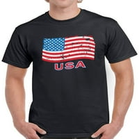 Američke majice zastava za muškarce - 4. jula SAD Grafički tee