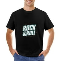 Majica za majicu Rock and Roll Vintage Artwork Classic Muške Music Retro Tee