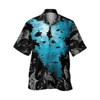 Košulje za muškarce Ljetni odmor Turizam Plaža Moda casual 3D digitalni tisak Majica kratkih rukava