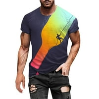 Edvintorg Streetwear Graphic T Summer Clearence Muška moda 3D štampanje uzorak majica majica kratkih rukava za majice za kratke rukave Odjeća