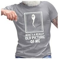 Tking modni muški majica Majica Grafički tekst 3D Štampanje Street casual skraćeno dugme za kratki rukav
