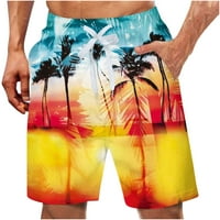 Amidoa muški kupaći kostim elastični struk Havajski kratke hlače za plažu Brze suho plivanje prtljažnika prozračna kupaća odijela za kupanje