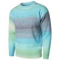 Ketyyh-Chn džemper za muškarce Muške turtneck pulover džemperi dugih rukava, čvrsta boja uvijena pletena