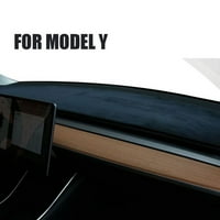 Prekrivač nadzorne ploče Flannel Dash Mat za Tesla Model 3 Y ne klizanje Protecter Sunshade