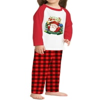 NOLLA Žene Muška djeca koja odgovaraju obiteljskim pidžamim set vrhovima i hlačama Xmas PJS noćni odjeća
