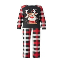 XKWYSHOP Božićna porodica koja odgovara pidžami postavljena je letena majica plairane hlače PJs Spavaće odjeće Xmas Jammies