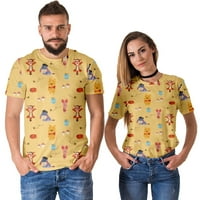 Disney Winnie Bear Muška majica kratkih rukava Tishirts Popularni dizajn majica Rođendan Božićni poklon