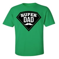 Očev dan Super tata kratkih rukava-majica-zelena-5xl