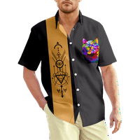 Mens Crewneck gumb dolje majica i vrh sa džepom, jeftine kuglanske majice Redovne i velike veličine