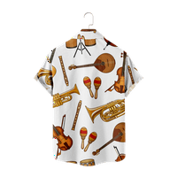 Prilagođene havajske majice Casual Button majica modni casual kratki rukav za djecu