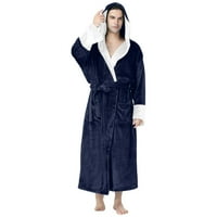 Muška pidžama Casual Solid Patchwork kapuljač za slobodno vrijeme Trošiš za gumu od tri četvrtine rukava za muškarce