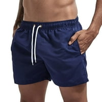 SHPWFBE muške kratke hlače Candy-Color Colors Fassion Fashion Beach Ljetne kratke hlače Muške ploče
