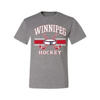 Wild Bobby Grad Winnipeg Hokej Fantasy Fantasy Fan Sports Muška majica, Heather Grey, 3x-Large