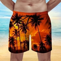 Cuoff Hawaiian Odjeća za odmor Muške tiskane kratke hlače Nova tropska havajska plaža modne prozračne pantalone