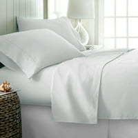 Egipatski komforni hoteli Kvalitetni setovi s 4 komada - luksuzni uzorci uzorak uzorak u boji puna bijela veličina kreveta: puna