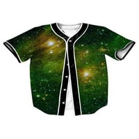 Voguele Men Jersey majica s kratkim rukavima za bejzbol majice dolje Down majica Rođendanska bluza Casual Tee Style-C 3XL