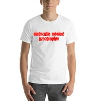 Dijagnostički medicinski sonograf Cali Style Stil Short Pamučna majica majica po nedefiniranim poklonima
