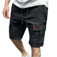 Simplmasygeni muški kratke hlače Ljetni atletski teretni muške povremene sportske hlače Fit trčanje joggers džepne hlače