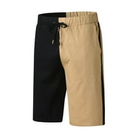 Zuwimk Teretane kratke hlače za muškarce, muški pamuk puni elastični struk udjela tereta Baseline kratke hlače, XL