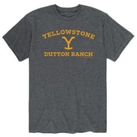 Yellowstone - Yellowstone y Dutton Ranch Logo - Muška grafička majica kratkih rukava