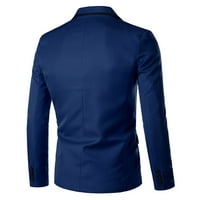 Miluxas Muška jakna za jaknu za gumenu kašiku za vjenčanje za večeru, maturalna haljina za večeru, maturalna, maturalna plava 16