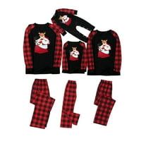 Kiplyki Baby ponude za padajuće pidžame za djecu Ležerni božićni roditelj-dijete postavljeno plaćeno kućno odjeće Dvodijelni dječji set
