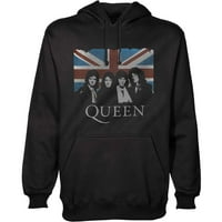 Queen unise pulover hoodie dukserica Vintage Union Jack