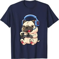 Drvo Gamer Pug Gaming Pugs Video Game Poklon majica
