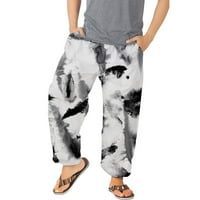 Duks za muške hlače Ležerne prilike Svestrane sve ispis Labavi plus veličine modne pantalone za plažu