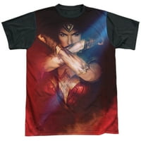 Wonder Woman Movie - prekrižene oružjem - crna košulja kratkih rukava - XX-velika