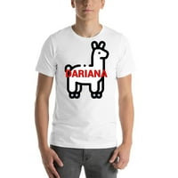 Nedefinirani pokloni 3xl Llama Dariana kratka pamučna majica s kratkim rukavima