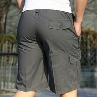Badymincsl muške hlače za čišćenje minskog ljetnog džepa patentni zatvarač bodybuilding džepne kratke hlače Sportske casual pantalone