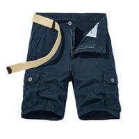 Kišne hlače za muškarce Solidne hlače na plaži MESH sportske hlače Elastične uzorak hlače na plažima pune boje Casual Sportske hlače Sirdeni patentni patentni džepovi Džepovi sa gumbom sa zatvaračem