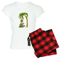 Cafepress - Havajske božićne kornjače - Ženska lagana pidžama