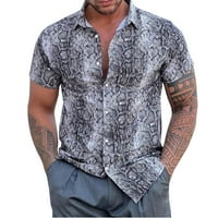 Muška košulja Ljetna kratka rukavska proljetna majica modna bluza majica casual vrhovi